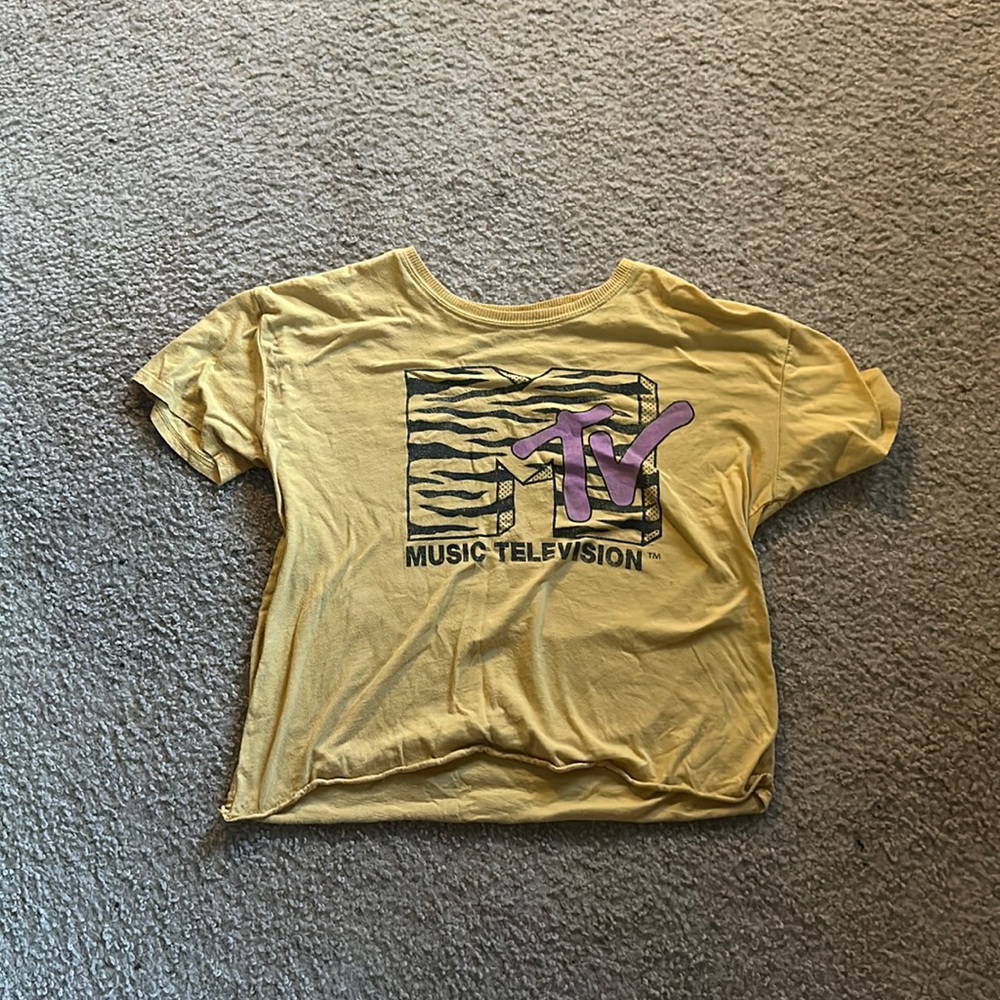 COOL Y2K MTV FLOWLY CROP